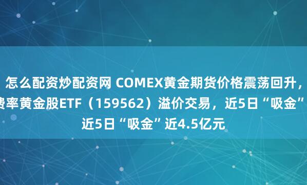 怎么配资炒配资网 COMEX黄金期货价格震荡回升，赛道最低费率黄金股ETF（159562）溢价交易，近5日“吸金”近4.5亿元